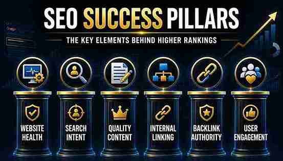 SEO Success Pillars by Highsoftware99.com