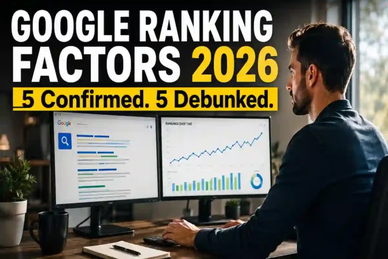 Google ranking factors 2026 — confirmed vs debunked SEO signals